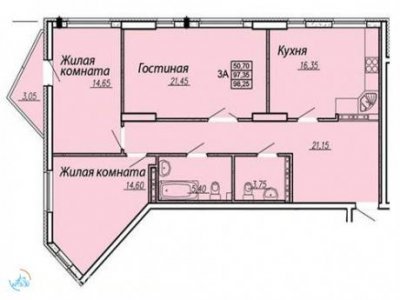 3-к.кв. ЖК Атлант, 98 м2, 12/24 эт. 3-к.кв. ЖК Атлант, 98 м2, 12/24 эт.