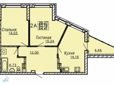 2-к.кв. ЖК Монблан, 65 м2, 12/24 эт. 2-к.кв. ЖК Монблан, 65 м2, 12/24 эт.
