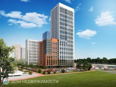 Студия ЖК «Светлый», 33 м2, 4/25 эт. Студия ЖК «Светлый», 33 м2, 4/25 эт.